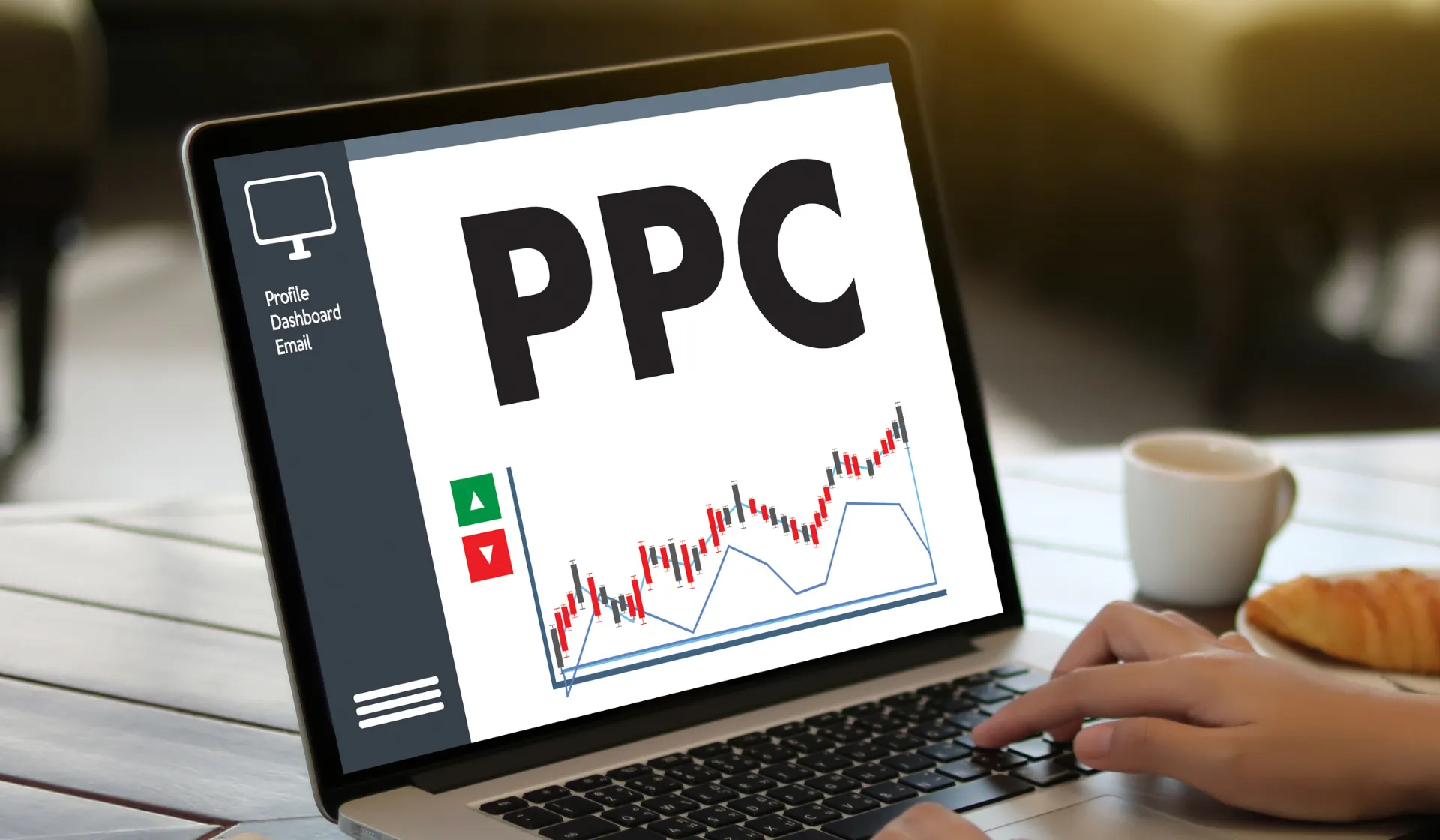 Franchise business owners reviewing multi-location PPC campaign performance on dashboard
